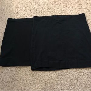 Two H&M mini skirts.